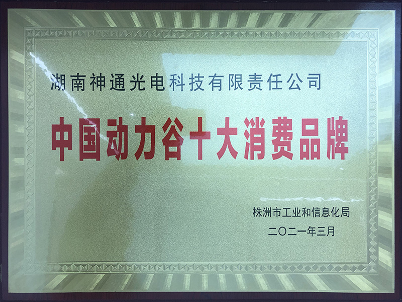 中國(guó)動(dòng)力谷十大消費(fèi)品牌